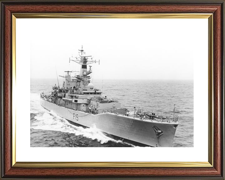 HMS Euryalus (F15) Royal Navy Leander Class Frigate At Sea Photo Print Wall Art Decor - Posters, Prints, & Visual Artwork - by Hampshire Prints (image 8 of 9)