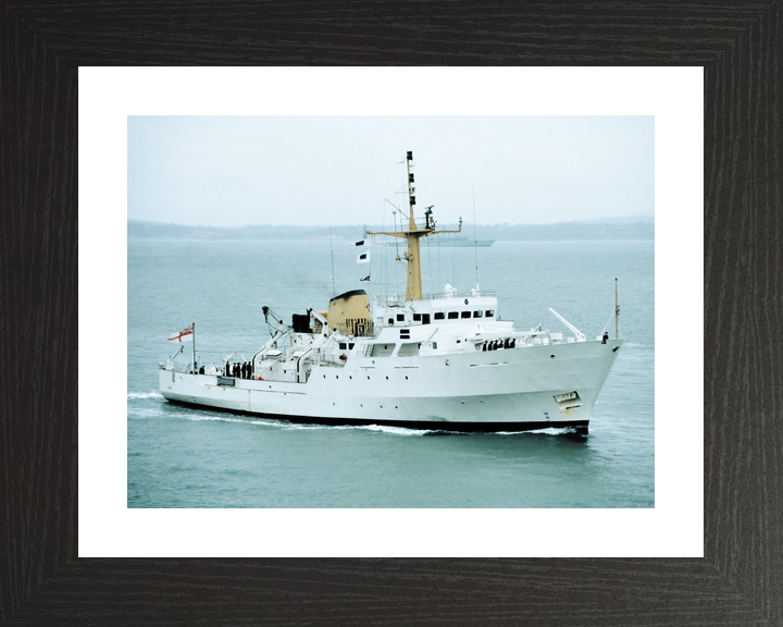 HMS Fawn (A325) Royal Navy Bulldog Class Hydrographic Survey Vessel Starboard View Photo Print Wall Art Decor - Posters, Prints, & Visual Artwork - by Hampshire Prints (image 2 of 9)