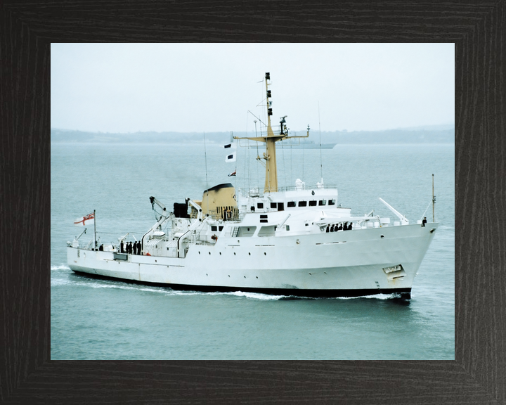HMS Fawn (A325) Royal Navy Bulldog Class Hydrographic Survey Vessel Starboard View Photo Print Wall Art Decor - Posters, Prints, & Visual Artwork - by Hampshire Prints (image 3 of 9)