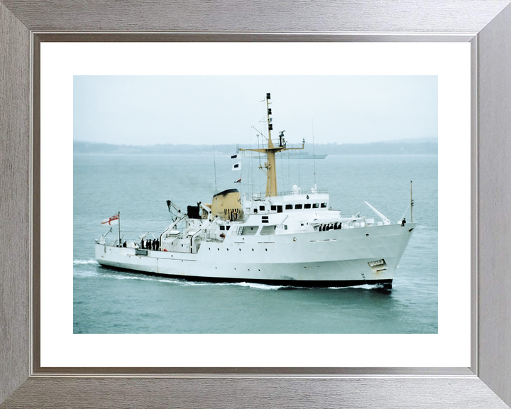 HMS Fawn (A325) Royal Navy Bulldog Class Hydrographic Survey Vessel Starboard View Photo Print Wall Art Decor - Posters, Prints, & Visual Artwork - by Hampshire Prints (image 6 of 9)