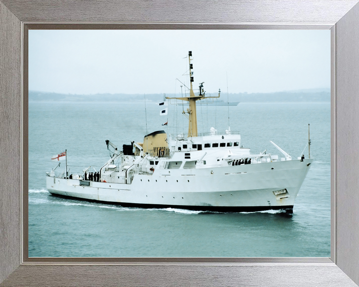 HMS Fawn (A325) Royal Navy Bulldog Class Hydrographic Survey Vessel Starboard View Photo Print Wall Art Decor - Posters, Prints, & Visual Artwork - by Hampshire Prints (image 7 of 9)