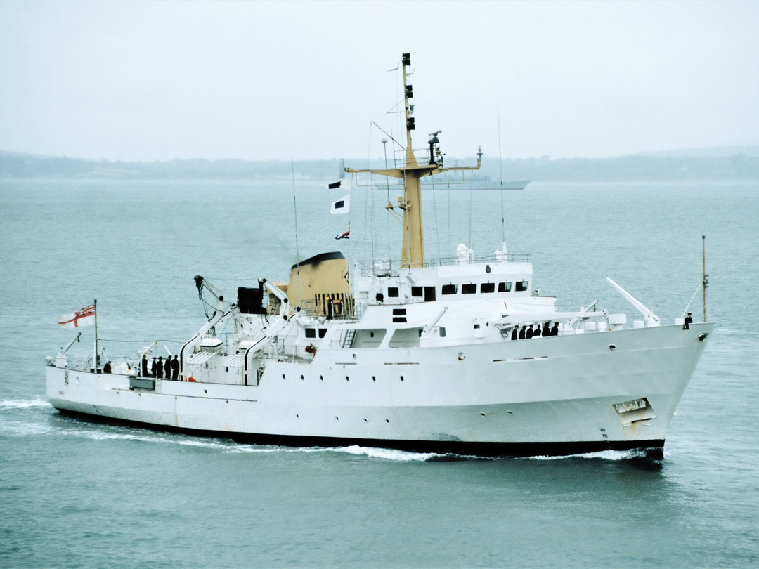 HMS Fawn (A325) Royal Navy Bulldog Class Hydrographic Survey Vessel Starboard View Photo Print Wall Art Decor - Posters, Prints, & Visual Artwork - by Hampshire Prints (image 1 of 9)