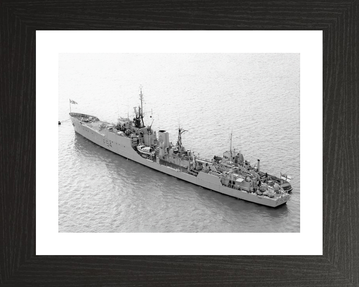 HMS Hardy (F54) Royal Navy Blackwood Class Frigate At A Buoy Photo Print Wall Art Decor - Posters, Prints, & Visual Artwork - by Hampshire Prints (image 2 of 9)