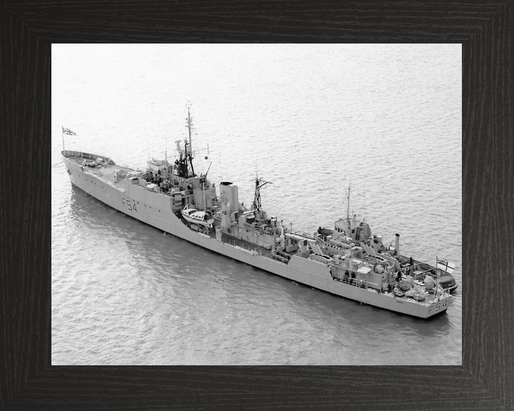 HMS Hardy (F54) Royal Navy Blackwood Class Frigate At A Buoy Photo Print Wall Art Decor - Posters, Prints, & Visual Artwork - by Hampshire Prints (image 3 of 9)