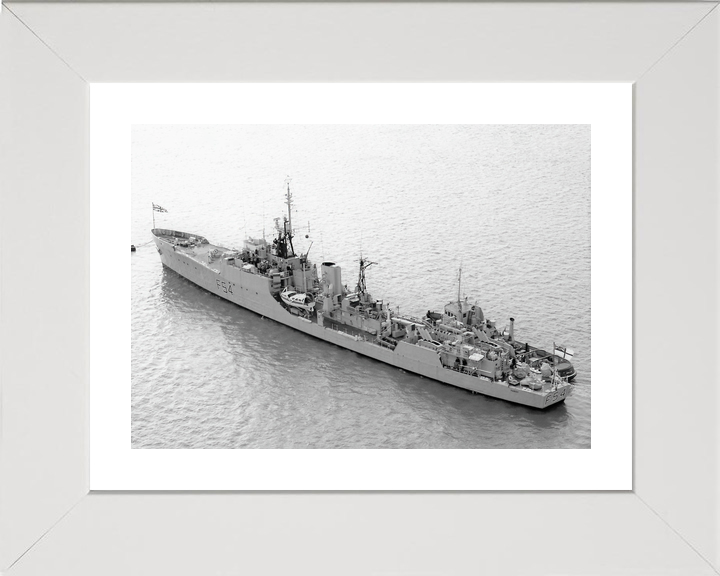 HMS Hardy (F54) Royal Navy Blackwood Class Frigate At A Buoy Photo Print Wall Art Decor - Posters, Prints, & Visual Artwork - by Hampshire Prints (image 4 of 9)