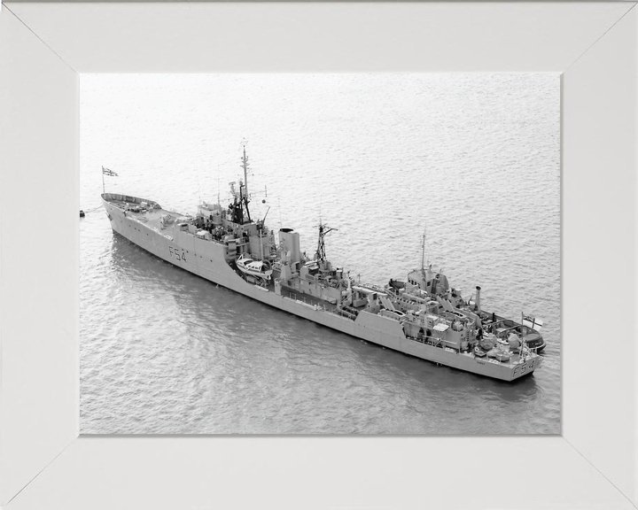 HMS Hardy (F54) Royal Navy Blackwood Class Frigate At A Buoy Photo Print Wall Art Decor - Posters, Prints, & Visual Artwork - by Hampshire Prints (image 5 of 9)