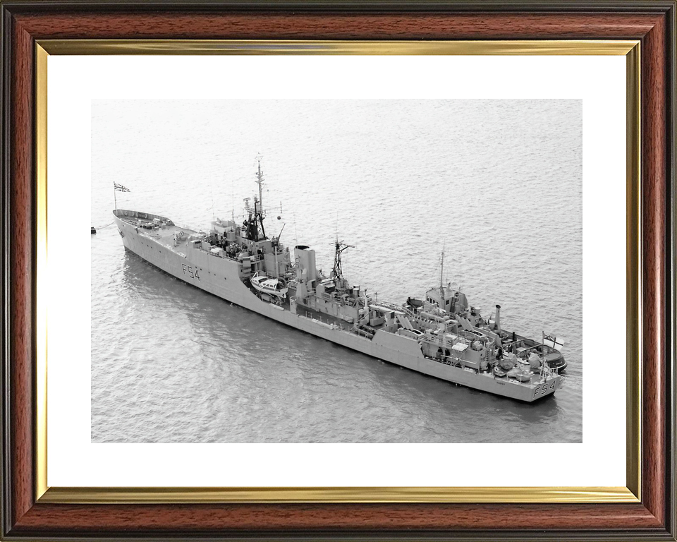 HMS Hardy (F54) Royal Navy Blackwood Class Frigate At A Buoy Photo Print Wall Art Decor - Posters, Prints, & Visual Artwork - by Hampshire Prints (image 8 of 9)