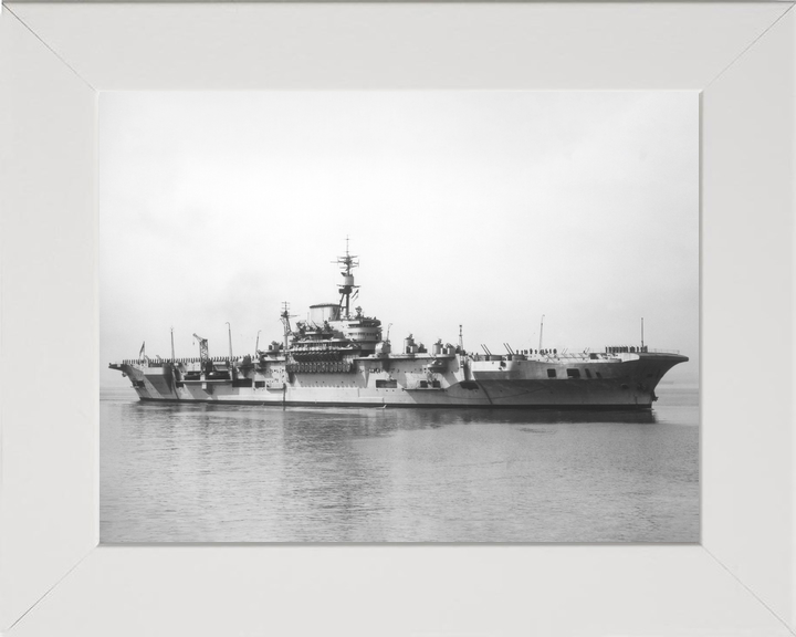HMS Implacable (R86) Royal Navy Implacable Class Aircraft Carrier Low Starboard View Photo Print Wall Art Decor - Posters, Prints, & Visual Artwork - by Hampshire Prints (image 5 of 9)