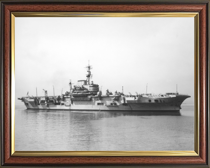 HMS Implacable (R86) Royal Navy Implacable Class Aircraft Carrier Low Starboard View Photo Print Wall Art Decor - Posters, Prints, & Visual Artwork - by Hampshire Prints (image 9 of 9)