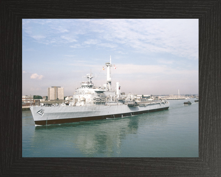 HMS Intrepid L11 Fearless Class Amphibious Ship September 1989 Leaving Portsmouth Photo Print - Posters, Prints, & Visual Artwork - by Hampshire Prints (image 3 of 9)
