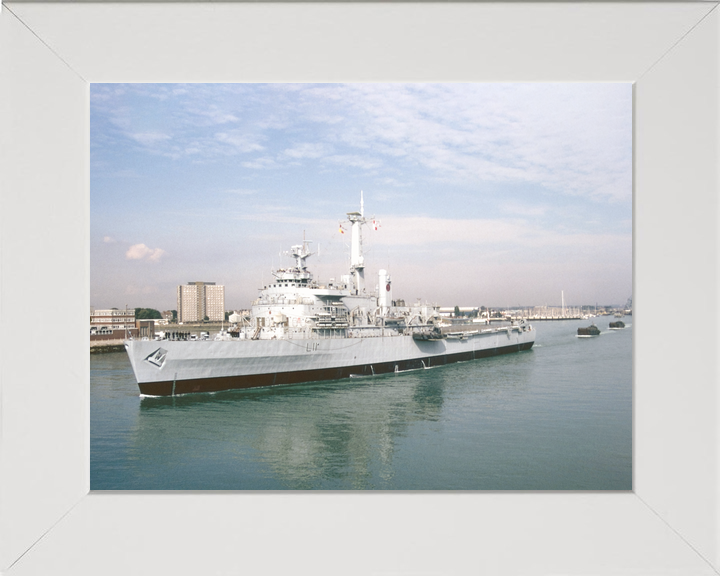 HMS Intrepid L11 Fearless Class Amphibious Ship September 1989 Leaving Portsmouth Photo Print - Posters, Prints, & Visual Artwork - by Hampshire Prints (image 5 of 9)