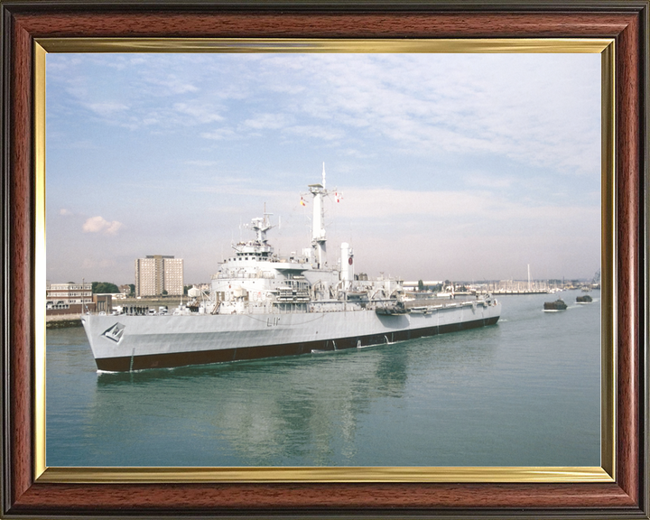 HMS Intrepid L11 Fearless Class Amphibious Ship September 1989 Leaving Portsmouth Photo Print - Posters, Prints, & Visual Artwork - by Hampshire Prints (image 9 of 9)