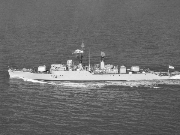 HMS Leopard F14 Leopard Class Frigate