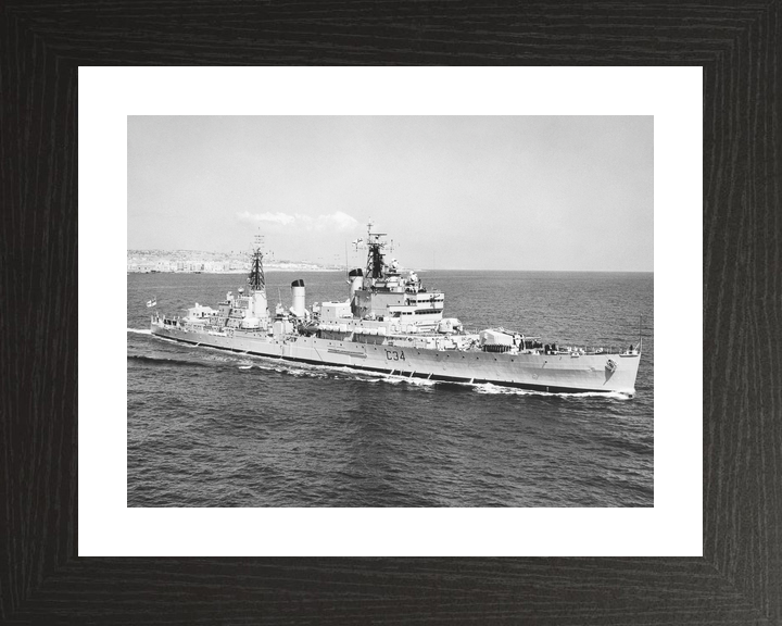 HMS Lion C34 Tiger Class Light Cruiser Starboard View Photo Print - Posters, Prints, & Visual Artwork - by Hampshire Prints (image 2 of 9)