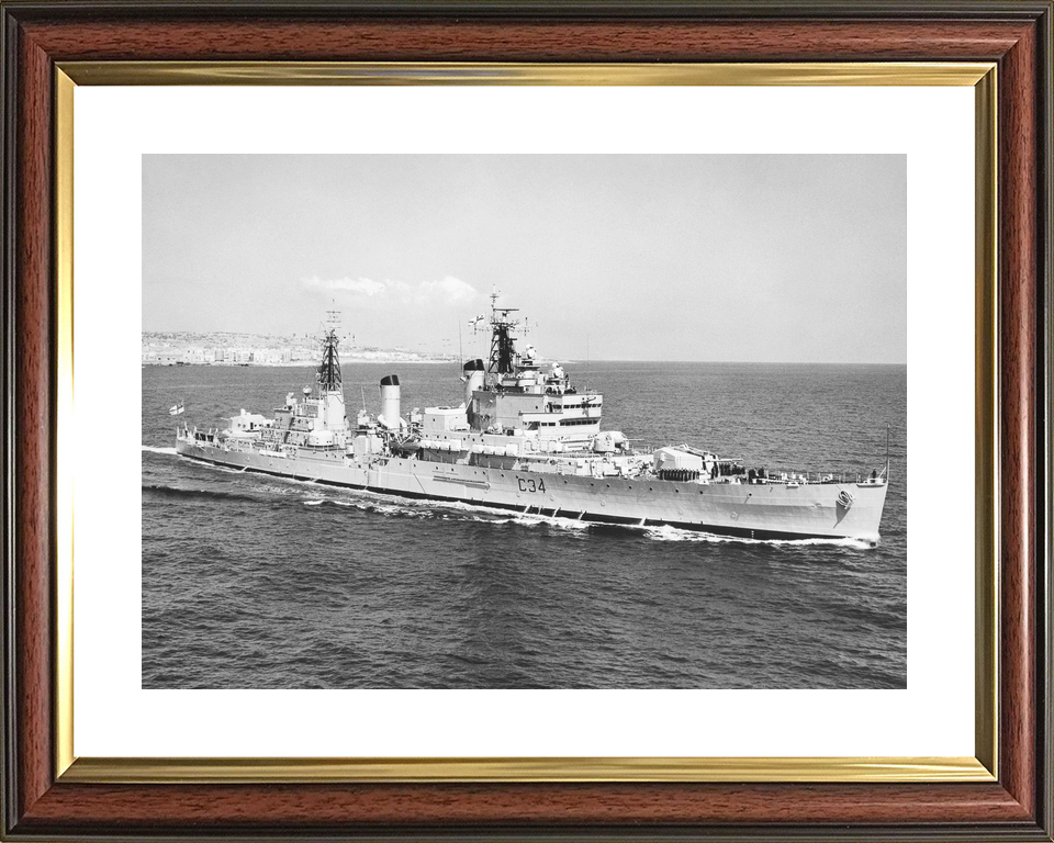 HMS Lion C34 Tiger Class Light Cruiser Starboard View Photo Print - Posters, Prints, & Visual Artwork - by Hampshire Prints (image 8 of 9)