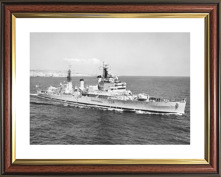 HMS Lion C34 Tiger Class Light Cruiser Starboard View Photo Print - Posters, Prints, & Visual Artwork - by Hampshire Prints (image 8 of 9)