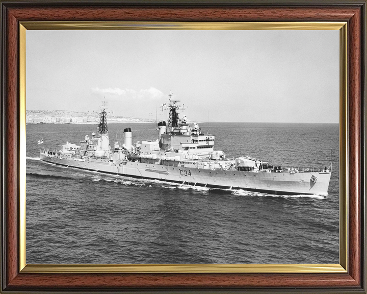 HMS Lion C34 Tiger Class Light Cruiser Starboard View Photo Print - Posters, Prints, & Visual Artwork - by Hampshire Prints (image 9 of 9)