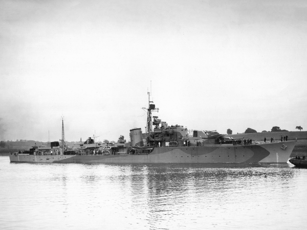 HMS Hardy R08 V Class Destroyer 10 August 1943