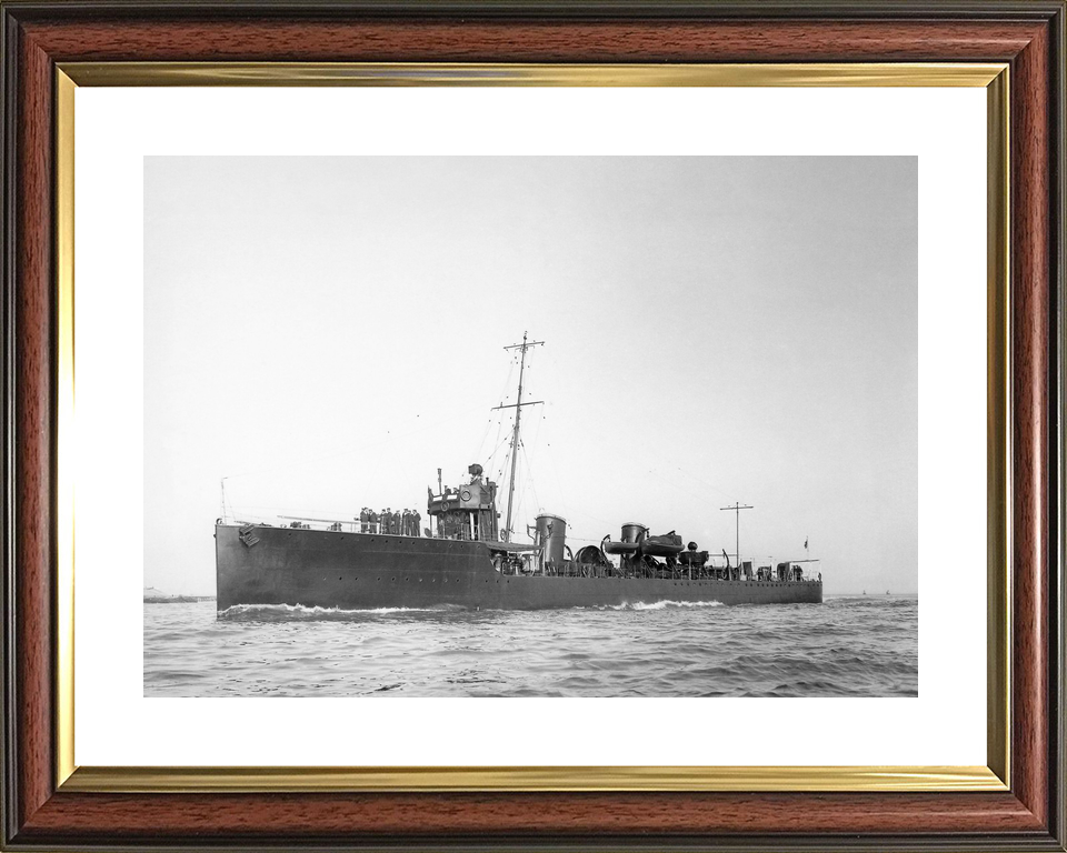 HMS Lurcher 1912 Acheron Class Destroyer 1914 Photo Print - Posters, Prints, & Visual Artwork - by Hampshire Prints (image 8 of 9)