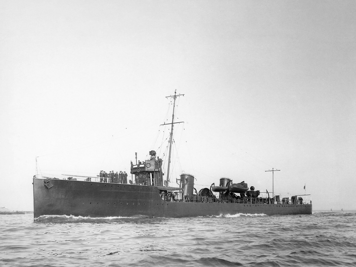 HMS Lurcher 1912 Acheron Class Destroyer 1914 Photo Print - Posters, Prints, & Visual Artwork - by Hampshire Prints (image 1 of 9)