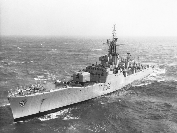 HMS Whitby F36 Whitby Class Frigate 1966 Photo Print - Posters, Prints, & Visual Artwork - by Hampshire Prints (image 1 of 9)