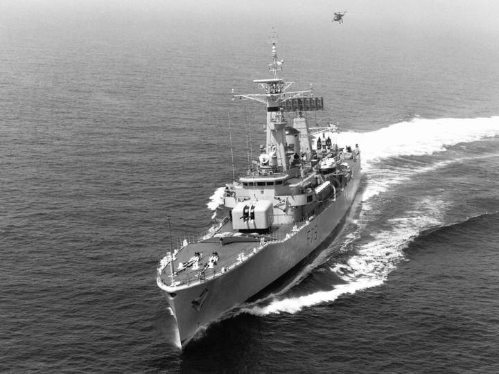 HMS Charybdis (F75) Photo Print - At Sea Sept 1976 - Royal Navy Leander Class Frigate Posters, Prints, & Visual Artwork Hampshire Prints 6 x 4 No Frame No