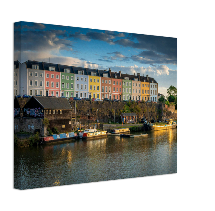 Colourful houses on Bristol waterfront in summer Photo Print - Canvas - Framed Photo Print - Hampshire Prints