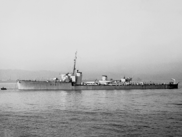 HMS Sabre H18 S Class Destroyer 1944