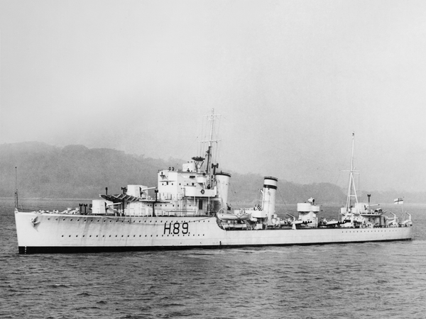 HMS Grafton H89 G Class Destroyer June 1936