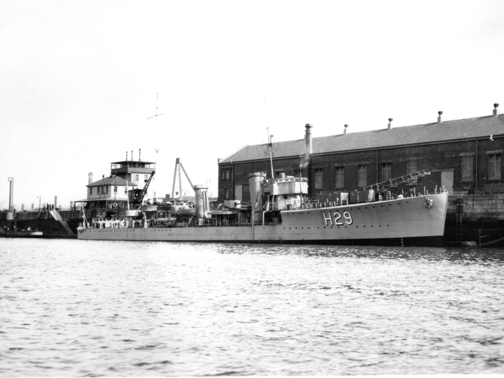 HMS Thanet (H29) - In Harbour 1928 - Royal Navy S Class Destroyer Photo Print Wall Art Naval Decor UK Posters, Prints, & Visual Artwork Hampshire Prints 6 x 4 No Frame No