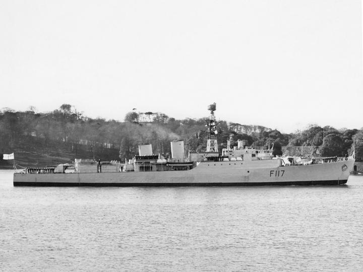HMS Ashanti (F117) Photo Print - Plymouth Sound 1961 - Royal Navy Tribal Class Frigate Posters, Prints, & Visual Artwork Hampshire Prints 6 x 4 No Frame No