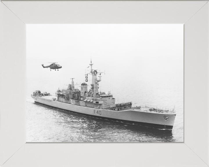 HMS Sirius F40 Leander Class Frigate With Helicopter Photo Print - Posters, Prints, & Visual Artwork - by Hampshire Prints (image 5 of 9)