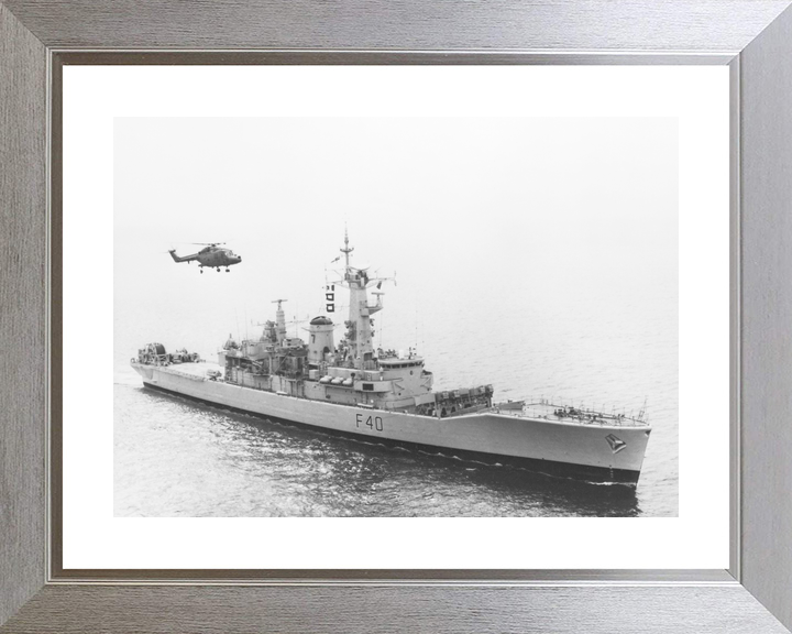 HMS Sirius F40 Leander Class Frigate With Helicopter Photo Print - Posters, Prints, & Visual Artwork - by Hampshire Prints (image 6 of 9)