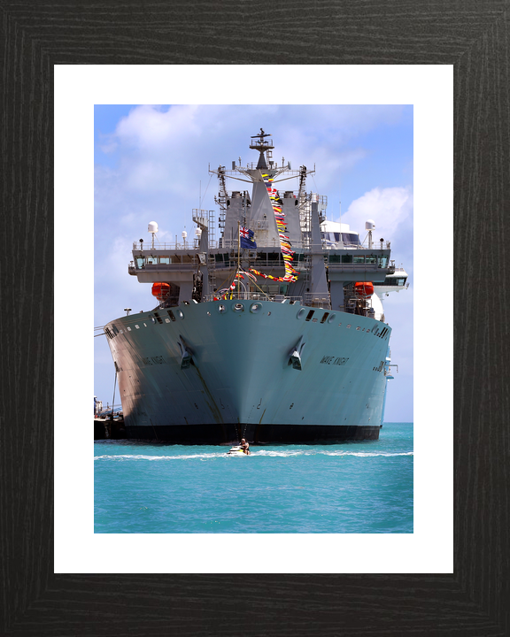 RFA Wave Knight A389 Wave Class Tanker May 2017 Alongside Bermuda Photo Print - Posters, Prints, & Visual Artwork - by Hampshire Prints (image 2 of 9)
