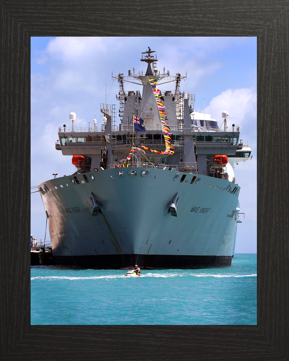 RFA Wave Knight A389 Wave Class Tanker May 2017 Alongside Bermuda Photo Print - Posters, Prints, & Visual Artwork - by Hampshire Prints (image 3 of 9)