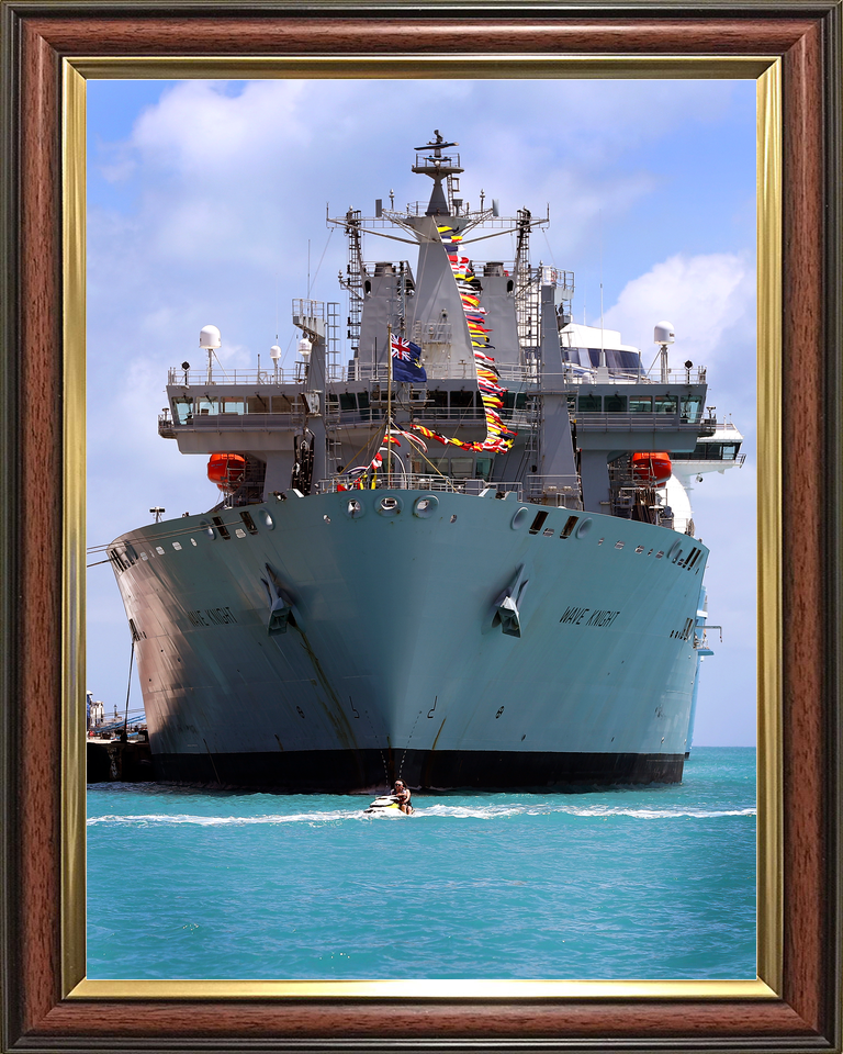 RFA Wave Knight A389 Wave Class Tanker May 2017 Alongside Bermuda Photo Print - Posters, Prints, & Visual Artwork - by Hampshire Prints (image 9 of 9)