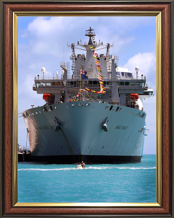 RFA Wave Knight A389 Wave Class Tanker May 2017 Alongside Bermuda Photo Print - Posters, Prints, & Visual Artwork - by Hampshire Prints (image 9 of 9)