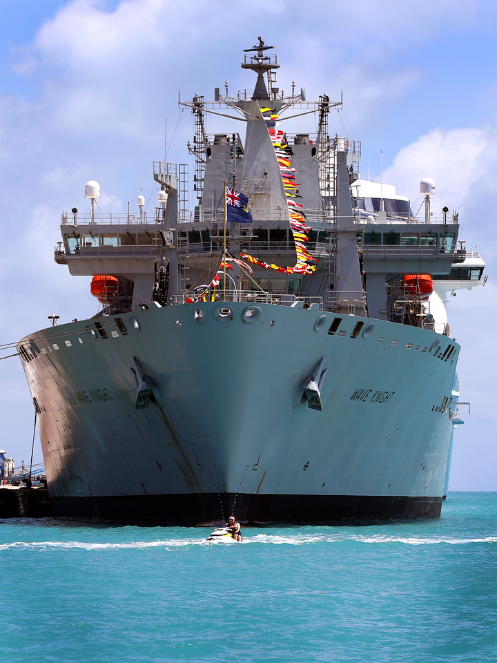RFA Wave Knight A389 Wave Class Tanker May 2017 Alongside Bermuda Photo Print - Posters, Prints, & Visual Artwork - by Hampshire Prints (image 1 of 9)