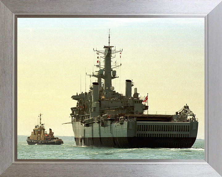 HMS Fearless (L10) Photo Print - Under Tow 2001 - Royal Navy Fearless Class Landing Platform Dock