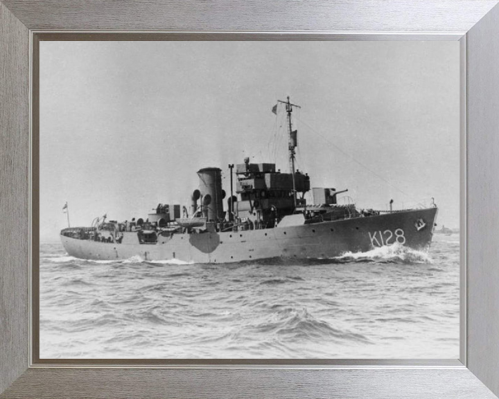 HMS Samphire K128 Royal Navy Flower class corvette Photo Print or Framed Print - Hampshire Prints