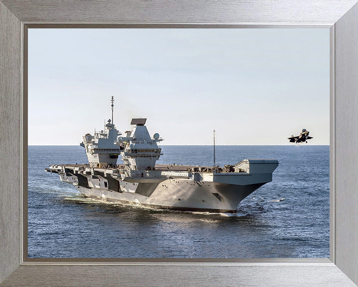 HMS Queen Elizabeth R08 Royal Navy Queen Elizabeth Class Aircraft Carrier Photo Print or Framed Print - Hampshire Prints