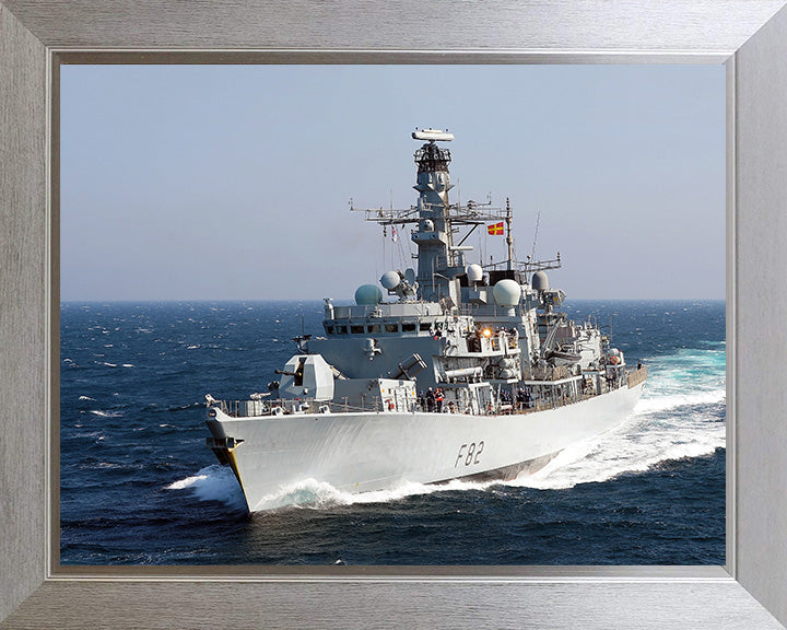 HMS Somerset F82 Royal Navy Type 23 frigate Photo Print or Framed Photo Print - Hampshire Prints