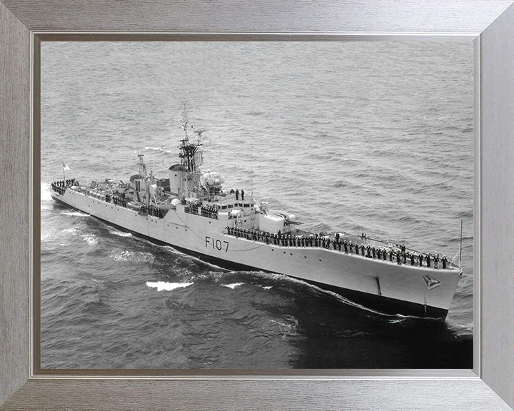 HMS Rothesay F107 | Photo Print | Framed Print | Rothesay Class | Frigate | Royal Navy Hampshire Prints