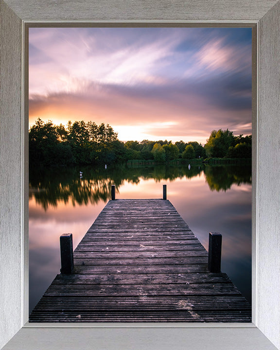 Lakeside Country Park Southampton at sunset Photo Print - Canvas - Framed Photo Print - Hampshire Prints