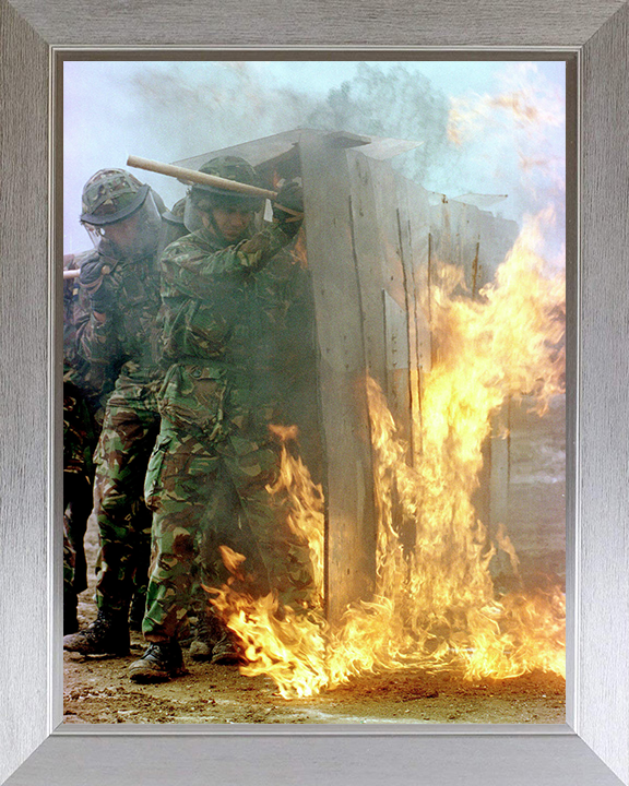 Soldiers During Crowd Control Training Photo Print - British Army