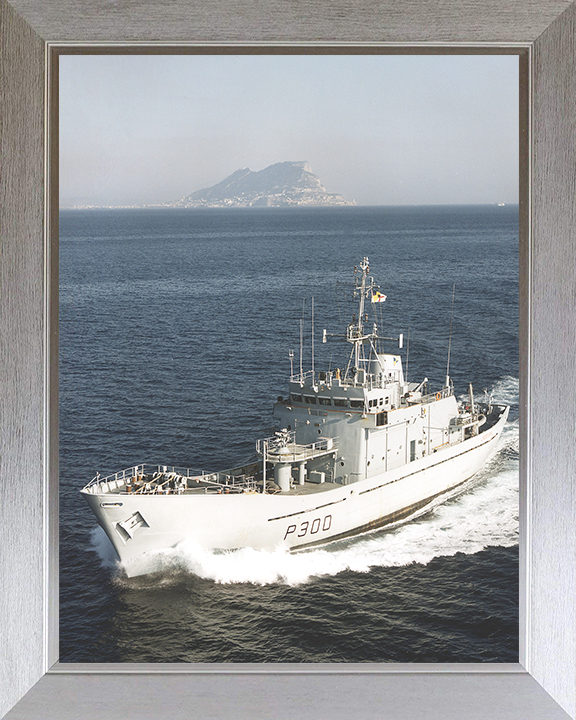 HMS Lindisfarne (P300) Photo Print - Gibraltar - Royal Navy Island Class Patrol Vessel