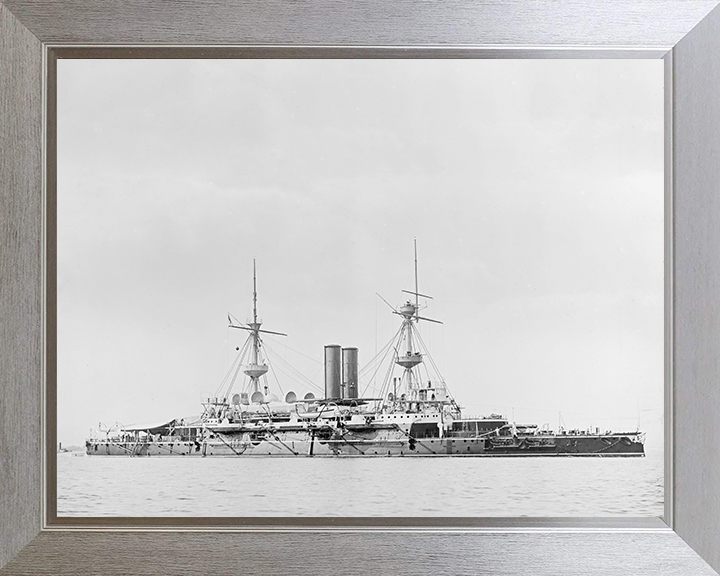 HMS Hood | Photo Print | Framed Print | Sovereign Class | Pre Dreadnought | Battleship | Royal Navy Hampshire Prints