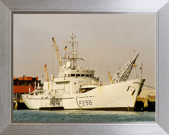 HMS Shetland P298 Royal Navy Island class Patrol Vessel Photo Print or Framed Photo Print - Hampshire Prints