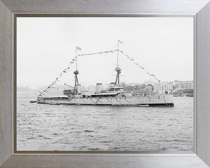 HMS Inflexible (1907) | Photo Print | Framed Print | Invincible Class | Cruiser | Royal Navy Hampshire Prints