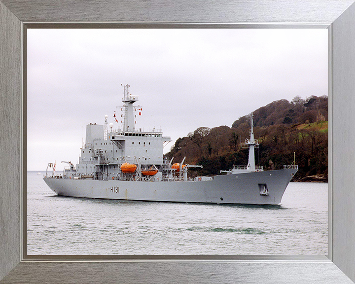 HMS Scott (H131) Photo Print - Plymouth Sound - Royal Navy Ocean Survey Vessel